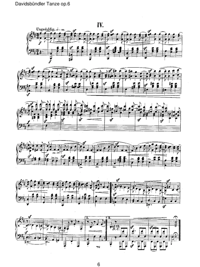 Davidsb&uuml;ndlerTanzeop.6_一万首著名钢琴曲谱哈农贝多芬合集视频教学电子版高清无水印可打印_1古典钢琴知名音乐家谱_舒曼钢琴谱全集_RobertSchumann罗伯特&middot;舒曼(1810-1856)