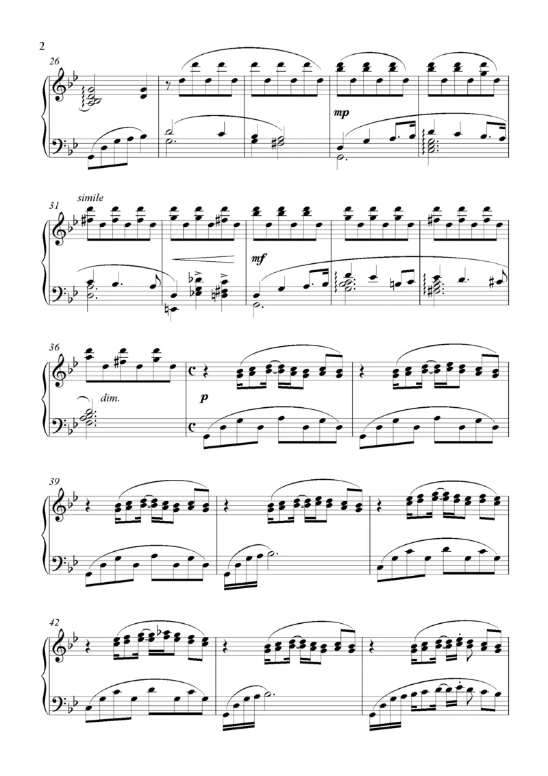 49、钢琴故事5（47页，共10首）_一万首著名钢琴曲谱哈农贝多芬合集视频教学电子版高清无水印可打印_3流行音乐谱_流行钢琴谱合集形式_高清PDF无水印