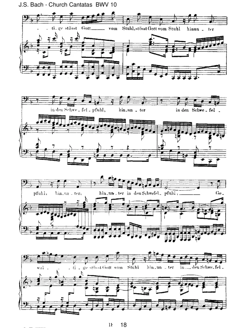 BWV10MeineSeelerhebtdenHerren_一万首著名钢琴曲谱哈农贝多芬合集视频教学电子版高清无水印可打印_1古典钢琴知名音乐家谱_巴赫钢琴谱全集_J.S巴赫作品全集_JohannSebastianBach(1685-1750)巴赫