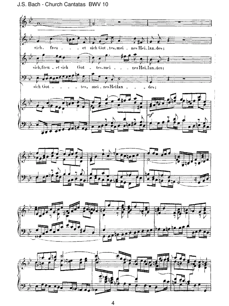 BWV10MeineSeelerhebtdenHerren_一万首著名钢琴曲谱哈农贝多芬合集视频教学电子版高清无水印可打印_1古典钢琴知名音乐家谱_巴赫钢琴谱全集_J.S巴赫作品全集_JohannSebastianBach(1685-1750)巴赫