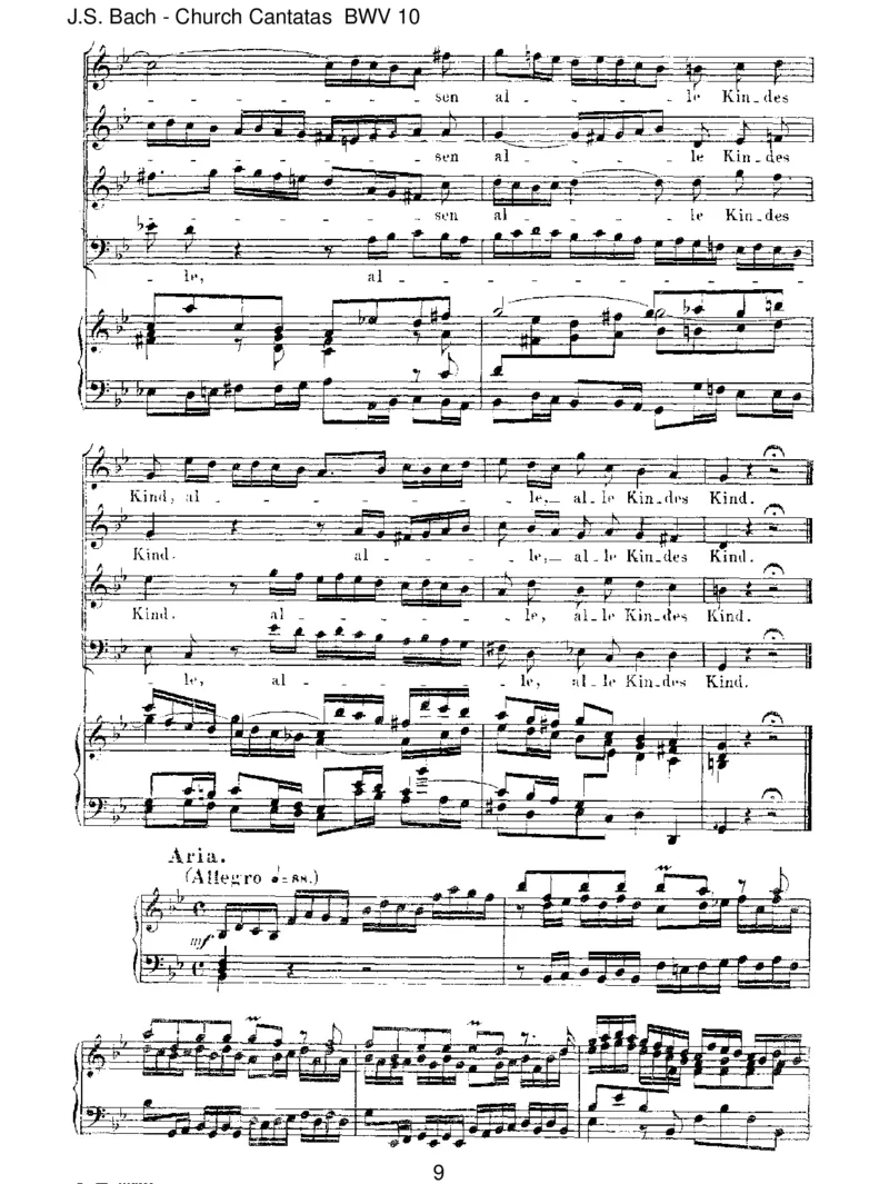 BWV10MeineSeelerhebtdenHerren_一万首著名钢琴曲谱哈农贝多芬合集视频教学电子版高清无水印可打印_1古典钢琴知名音乐家谱_巴赫钢琴谱全集_J.S巴赫作品全集_JohannSebastianBach(1685-1750)巴赫