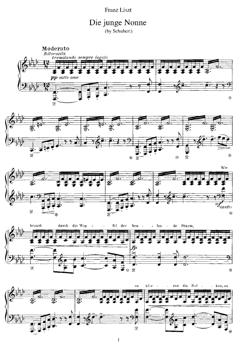 DiejungeNonne(Schubert)_一万首著名钢琴曲谱哈农贝多芬合集视频教学电子版高清无水印可打印_1古典钢琴知名音乐家谱_李斯特钢琴谱全集_改编舒伯特