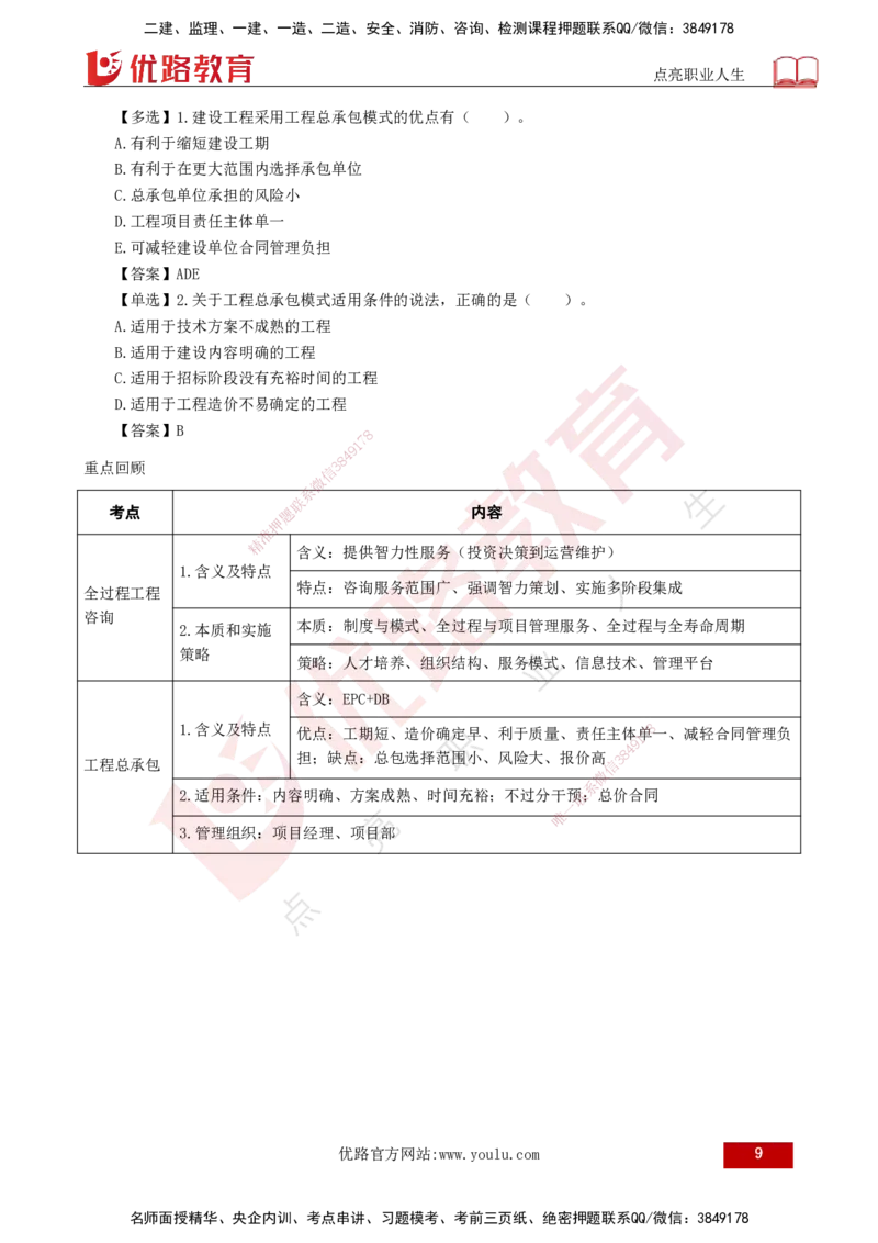 25年《监理概论》第2章讲义（打印版）_监理工程师_2025监理工程师_2025年监理工程师SVIP_2025年监理概论法规SVIP_02-基础精讲✿高端面授✿深度强化