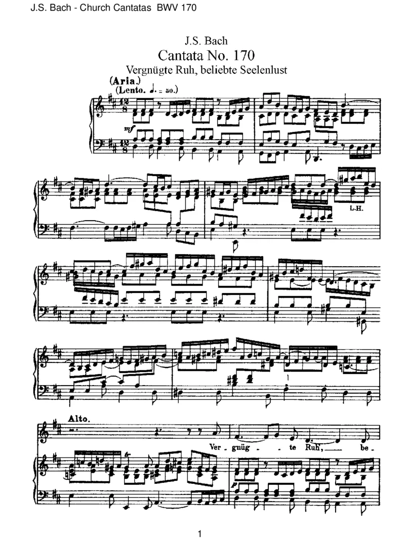 BWV170Vergn&uuml;gteRuh',beliebteSeelenlust_一万首著名钢琴曲谱哈农贝多芬合集视频教学电子版高清无水印可打印_1古典钢琴知名音乐家谱_巴赫钢琴谱全集_J.S巴赫作品全集