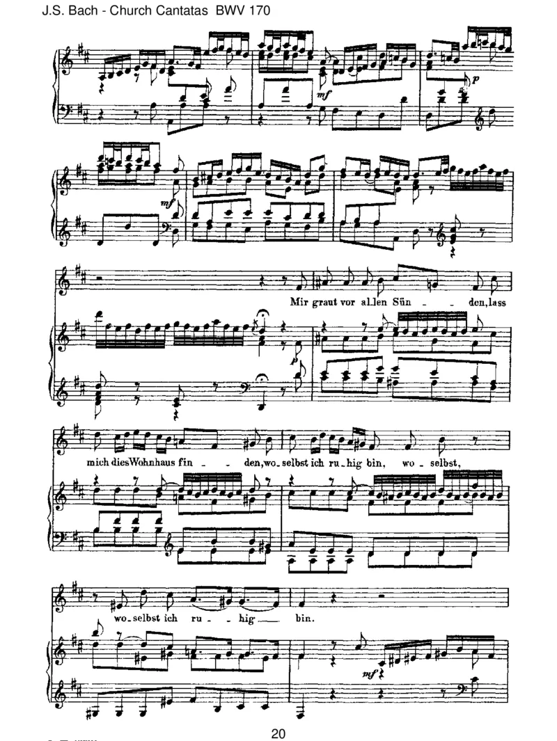 BWV170Vergn&uuml;gteRuh',beliebteSeelenlust_一万首著名钢琴曲谱哈农贝多芬合集视频教学电子版高清无水印可打印_1古典钢琴知名音乐家谱_巴赫钢琴谱全集_J.S巴赫作品全集