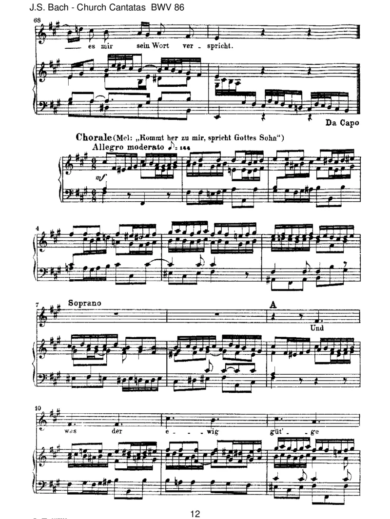 BWV86Wahrlich,wahrlich,ichsageeuch_一万首著名钢琴曲谱哈农贝多芬合集视频教学电子版高清无水印可打印_1古典钢琴知名音乐家谱_巴赫钢琴谱全集_J.S巴赫作品全集