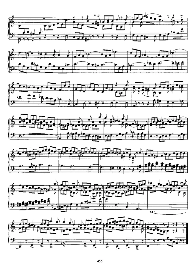 2Gigues_一万首著名钢琴曲谱哈农贝多芬合集视频教学电子版高清无水印可打印_1古典钢琴知名音乐家谱_勃拉姆斯钢琴谱全集_其他