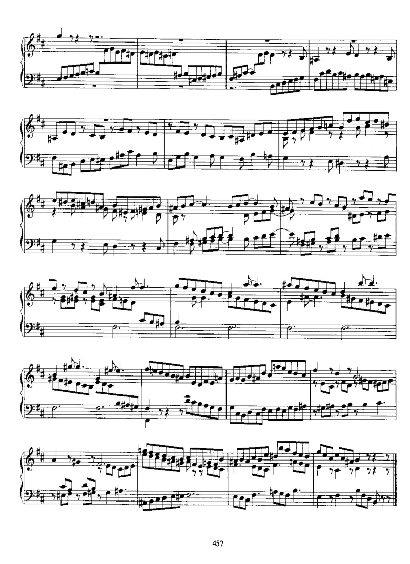 2Gigues_一万首著名钢琴曲谱哈农贝多芬合集视频教学电子版高清无水印可打印_1古典钢琴知名音乐家谱_勃拉姆斯钢琴谱全集_其他