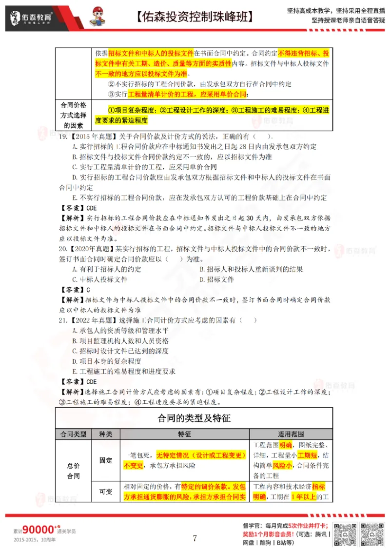 2月28日佑森投资控制珠峰班VIP作业答案_监理工程师_2025监理工程师_2025年监理工程师SVIP_2025年监理土建控制SVIP_02-基础精讲✿高端面授✿深度强化