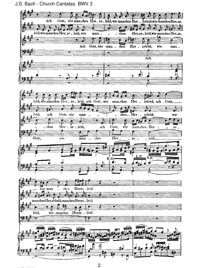 BWV3AchGott,wiemanchesHerzeleid_一万首著名钢琴曲谱哈农贝多芬合集视频教学电子版高清无水印可打印_1古典钢琴知名音乐家谱_巴赫钢琴谱全集_J.S巴赫作品全集_JohannSebastianBach(1685-1750)巴赫