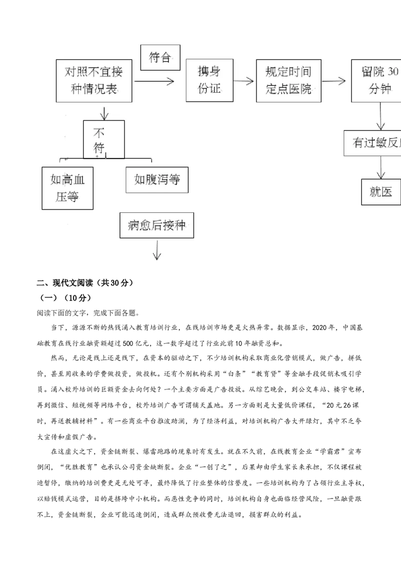 高二下学期期中联考语文试题（原卷版）_E015高中全科试卷_语文试题_选修中_4.新版高中语文试卷选择性必修中册_4期中试卷（5套）_高二下学期期中联考语文试题