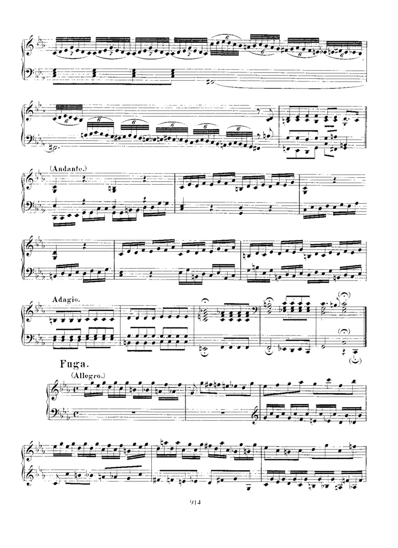 ConcertoandFugueinc,BWV909_一万首著名钢琴曲谱哈农贝多芬合集视频教学电子版高清无水印可打印_1古典钢琴知名音乐家谱_巴赫钢琴谱全集_其他