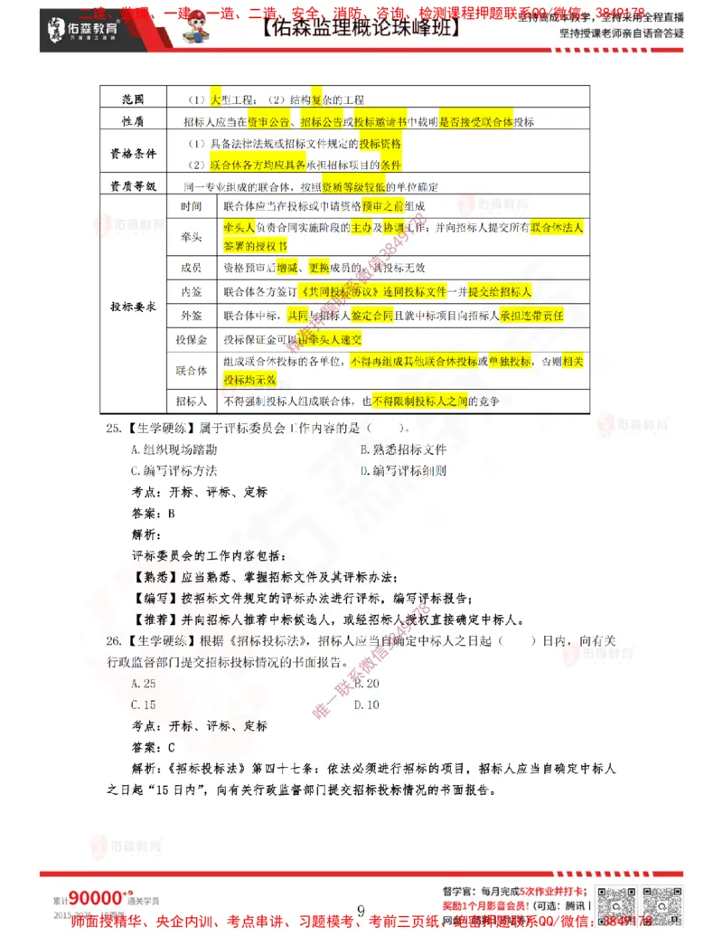 3月6日佑森监理概论珠峰班VIP作业答案_监理工程师_2025监理工程师_2025年监理工程师SVIP_2025年监理概论法规SVIP_02-基础精讲✿高端面授✿深度强化