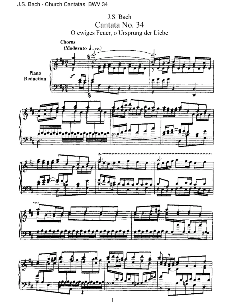 BWV34OewigesFeuer,oUrsprungderLiebe_一万首著名钢琴曲谱哈农贝多芬合集视频教学电子版高清无水印可打印_1古典钢琴知名音乐家谱_巴赫钢琴谱全集_J.S巴赫作品全集