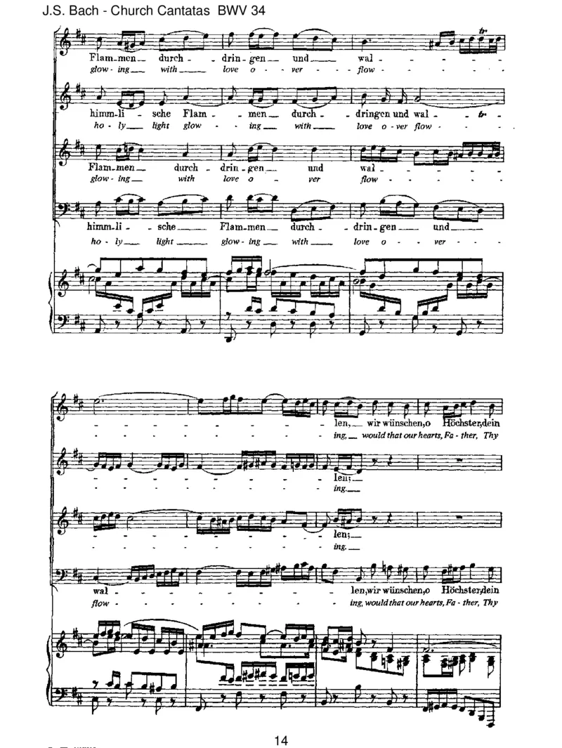 BWV34OewigesFeuer,oUrsprungderLiebe_一万首著名钢琴曲谱哈农贝多芬合集视频教学电子版高清无水印可打印_1古典钢琴知名音乐家谱_巴赫钢琴谱全集_J.S巴赫作品全集