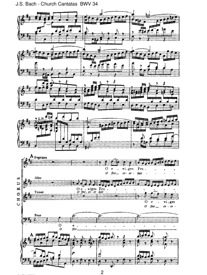 BWV34OewigesFeuer,oUrsprungderLiebe_一万首著名钢琴曲谱哈农贝多芬合集视频教学电子版高清无水印可打印_1古典钢琴知名音乐家谱_巴赫钢琴谱全集_J.S巴赫作品全集