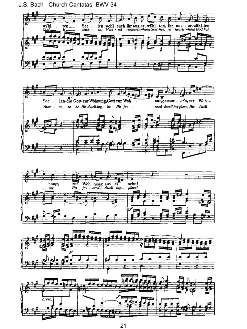 BWV34OewigesFeuer,oUrsprungderLiebe_一万首著名钢琴曲谱哈农贝多芬合集视频教学电子版高清无水印可打印_1古典钢琴知名音乐家谱_巴赫钢琴谱全集_J.S巴赫作品全集