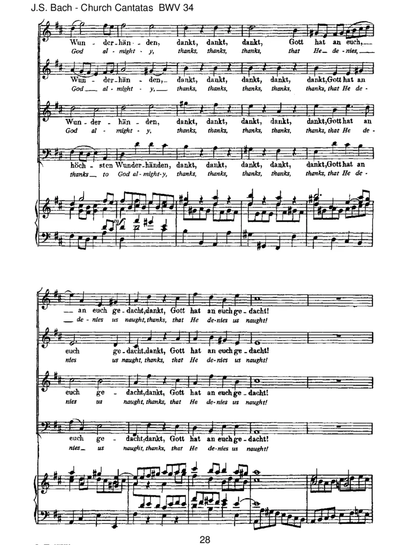 BWV34OewigesFeuer,oUrsprungderLiebe_一万首著名钢琴曲谱哈农贝多芬合集视频教学电子版高清无水印可打印_1古典钢琴知名音乐家谱_巴赫钢琴谱全集_J.S巴赫作品全集