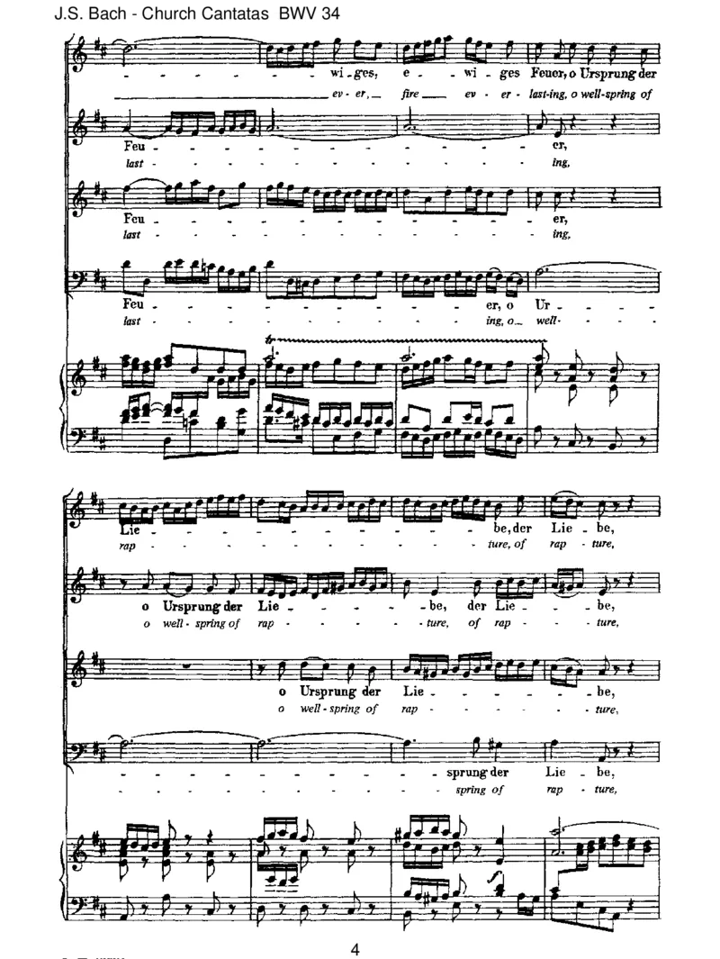 BWV34OewigesFeuer,oUrsprungderLiebe_一万首著名钢琴曲谱哈农贝多芬合集视频教学电子版高清无水印可打印_1古典钢琴知名音乐家谱_巴赫钢琴谱全集_J.S巴赫作品全集