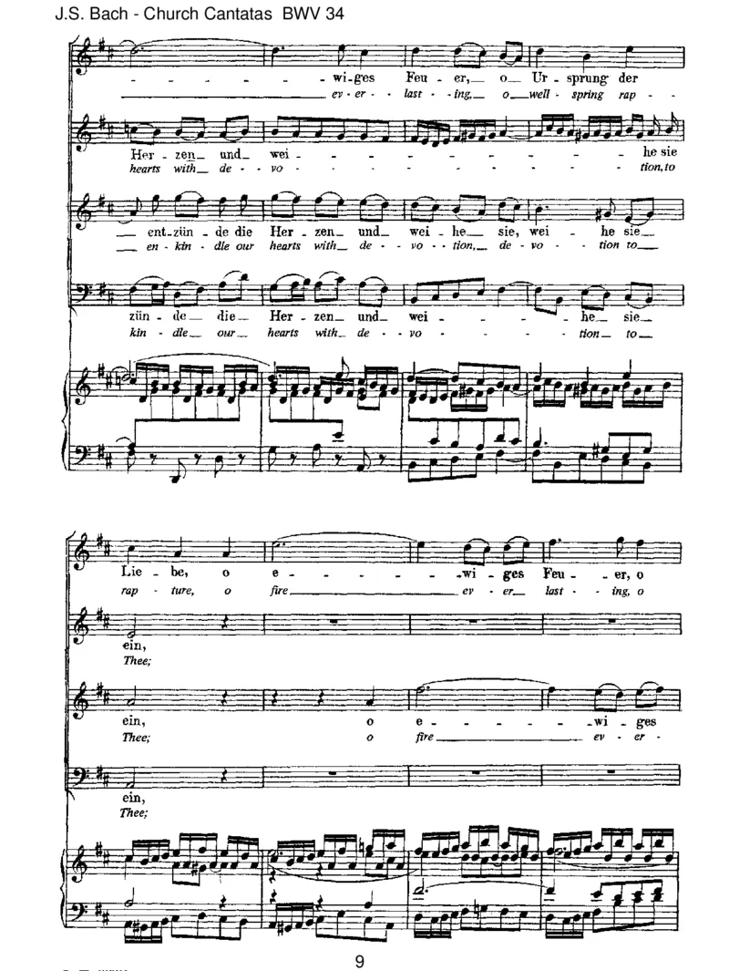 BWV34OewigesFeuer,oUrsprungderLiebe_一万首著名钢琴曲谱哈农贝多芬合集视频教学电子版高清无水印可打印_1古典钢琴知名音乐家谱_巴赫钢琴谱全集_J.S巴赫作品全集