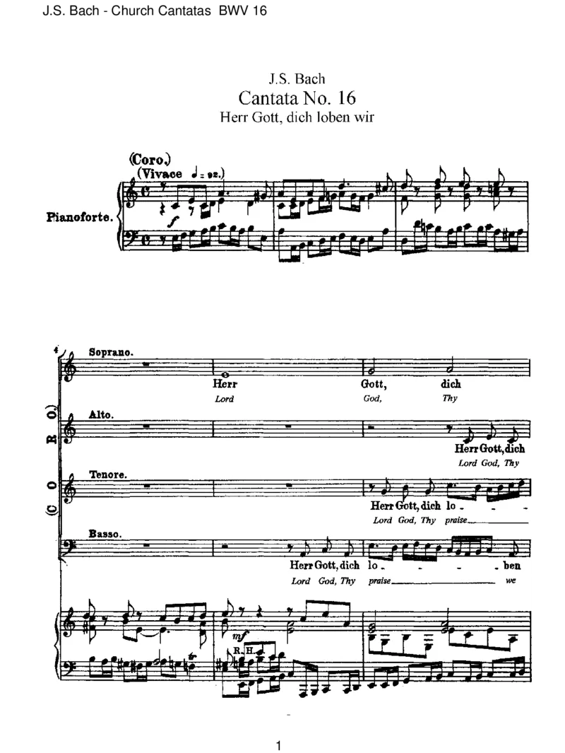 BWV16HerrGott,dichlobenwir_一万首著名钢琴曲谱哈农贝多芬合集视频教学电子版高清无水印可打印_1古典钢琴知名音乐家谱_巴赫钢琴谱全集_J.S巴赫作品全集_JohannSebastianBach(1685-1750)巴赫