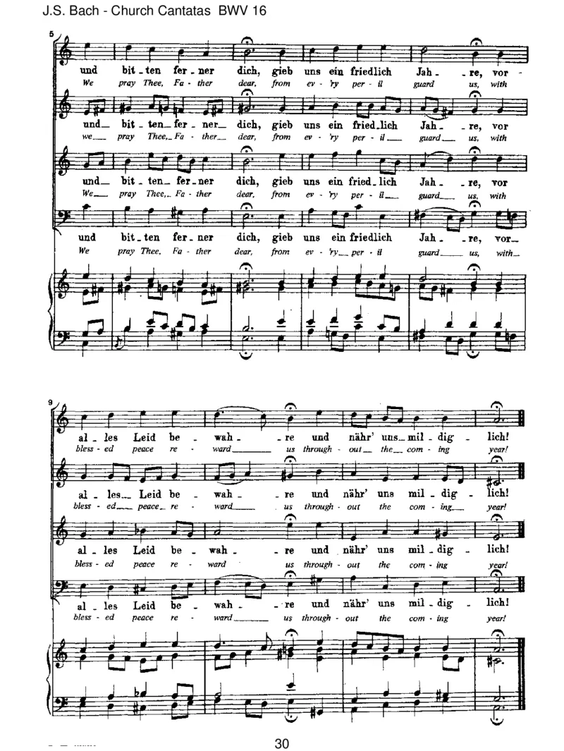 BWV16HerrGott,dichlobenwir_一万首著名钢琴曲谱哈农贝多芬合集视频教学电子版高清无水印可打印_1古典钢琴知名音乐家谱_巴赫钢琴谱全集_J.S巴赫作品全集_JohannSebastianBach(1685-1750)巴赫