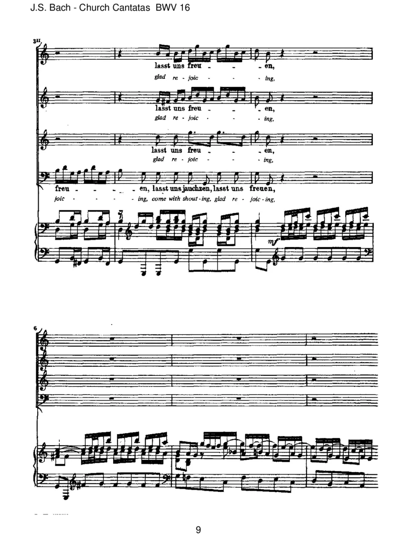 BWV16HerrGott,dichlobenwir_一万首著名钢琴曲谱哈农贝多芬合集视频教学电子版高清无水印可打印_1古典钢琴知名音乐家谱_巴赫钢琴谱全集_J.S巴赫作品全集_JohannSebastianBach(1685-1750)巴赫