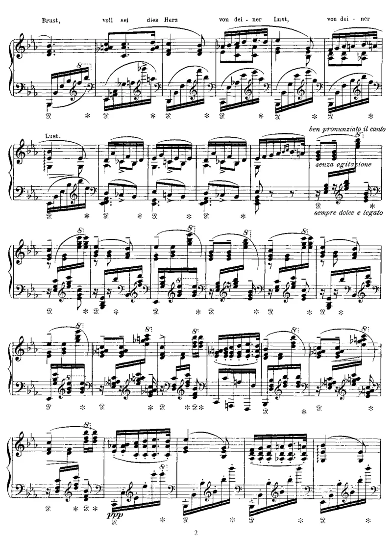 DubistdieRuh(Schubert)_一万首著名钢琴曲谱哈农贝多芬合集视频教学电子版高清无水印可打印_1古典钢琴知名音乐家谱_李斯特钢琴谱全集_改编舒伯特