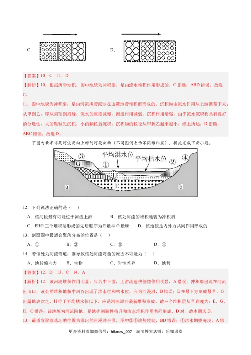第二章地表形态的塑造（A卷&bull;单元考点）-2022-2023学年高二地理上学期同步单元卷（人教版2019选择性必修1）（解析版）_E015高中全科试卷_地理试题_选修1_1.单元测试