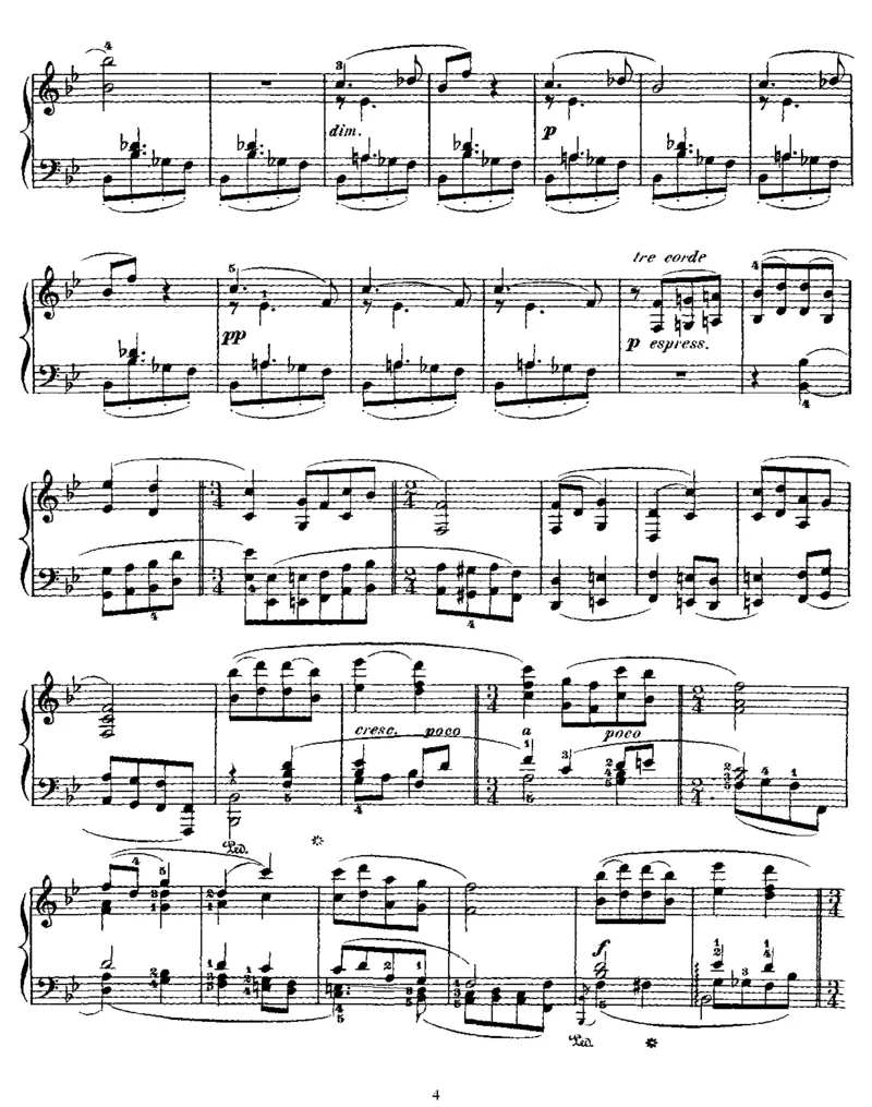 AndanteCantabile(fromOp11)_一万首著名钢琴曲谱哈农贝多芬合集视频教学电子版高清无水印可打印_1古典钢琴知名音乐家谱_柴科夫斯基钢琴谱全集_其他