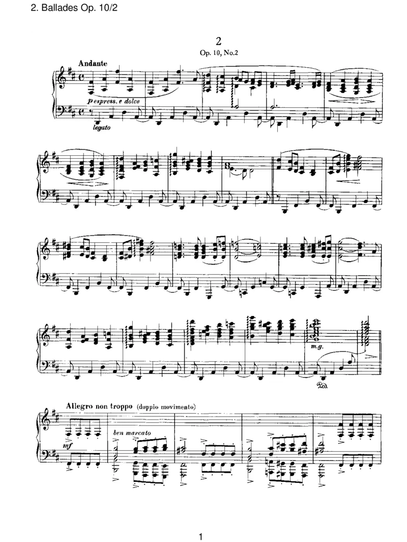 BalladesOp.10_2_一万首著名钢琴曲谱哈农贝多芬合集视频教学电子版高清无水印可打印_1古典钢琴知名音乐家谱_勃拉姆斯钢琴谱全集_III.ShorterWorks_FourBalladesOp.10