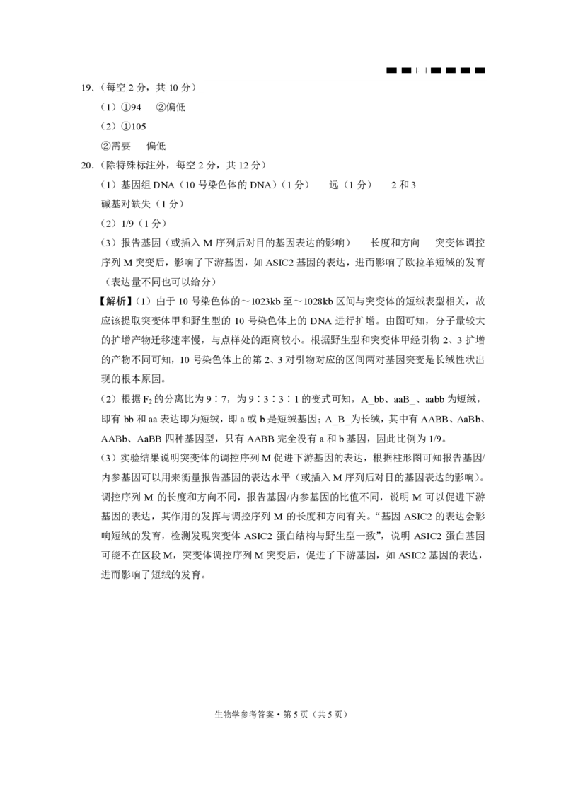 巴蜀中学2024届高考适应性月考卷（六）生物-答案_2024年2月_01每日更新_22号_2024届重庆市巴蜀中学高考适应性月考卷(六)_重庆市巴蜀中学2024届高考适应性月考卷(六)生物