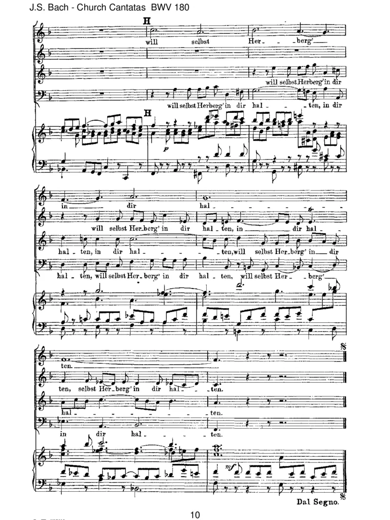 BWV180Schm&uuml;ckedich,oliebeSeele_一万首著名钢琴曲谱哈农贝多芬合集视频教学电子版高清无水印可打印_1古典钢琴知名音乐家谱_巴赫钢琴谱全集_J.S巴赫作品全集_JohannSebastianBach(1685-1750)巴赫