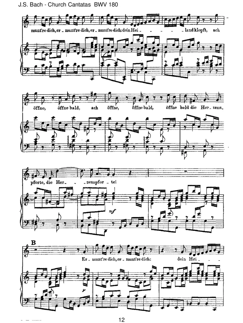 BWV180Schm&uuml;ckedich,oliebeSeele_一万首著名钢琴曲谱哈农贝多芬合集视频教学电子版高清无水印可打印_1古典钢琴知名音乐家谱_巴赫钢琴谱全集_J.S巴赫作品全集_JohannSebastianBach(1685-1750)巴赫