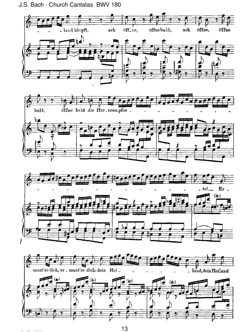 BWV180Schm&uuml;ckedich,oliebeSeele_一万首著名钢琴曲谱哈农贝多芬合集视频教学电子版高清无水印可打印_1古典钢琴知名音乐家谱_巴赫钢琴谱全集_J.S巴赫作品全集_JohannSebastianBach(1685-1750)巴赫