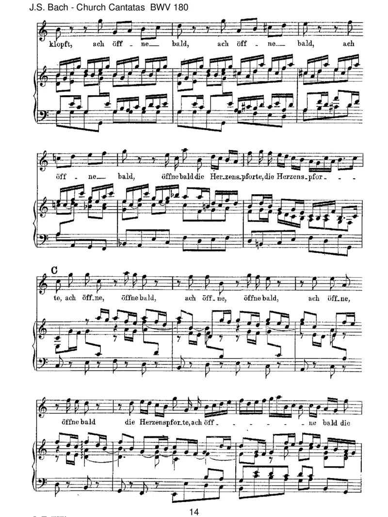 BWV180Schm&uuml;ckedich,oliebeSeele_一万首著名钢琴曲谱哈农贝多芬合集视频教学电子版高清无水印可打印_1古典钢琴知名音乐家谱_巴赫钢琴谱全集_J.S巴赫作品全集_JohannSebastianBach(1685-1750)巴赫
