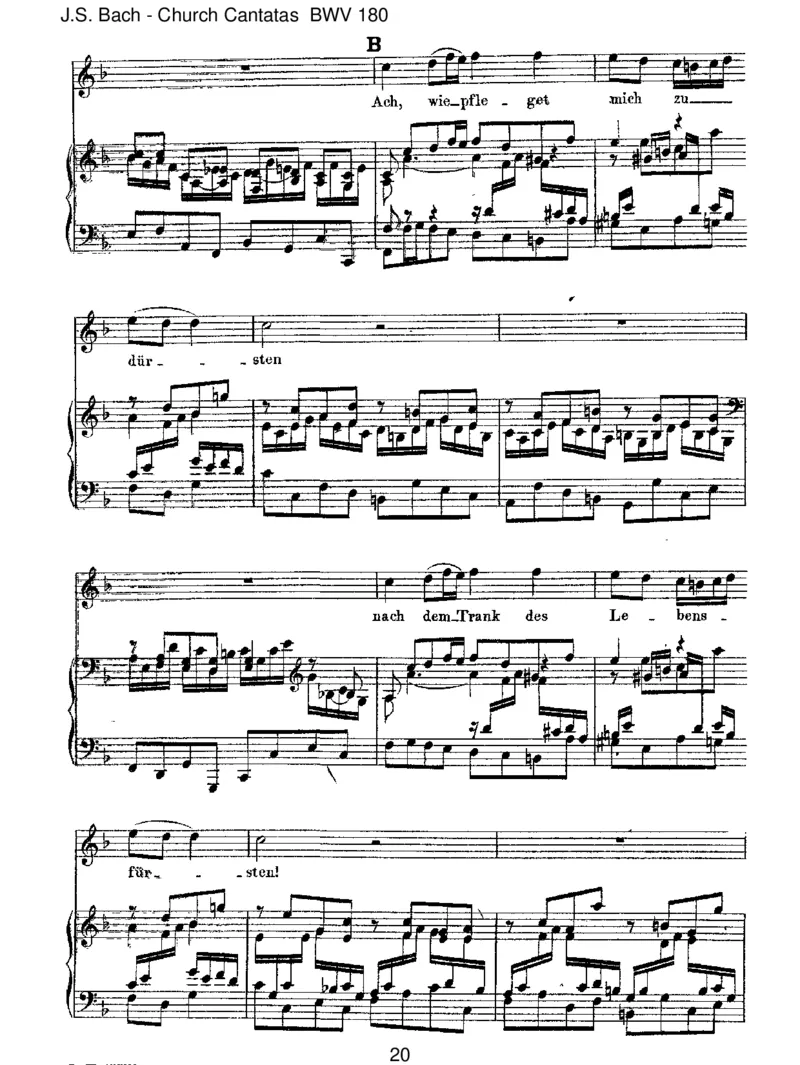 BWV180Schm&uuml;ckedich,oliebeSeele_一万首著名钢琴曲谱哈农贝多芬合集视频教学电子版高清无水印可打印_1古典钢琴知名音乐家谱_巴赫钢琴谱全集_J.S巴赫作品全集_JohannSebastianBach(1685-1750)巴赫