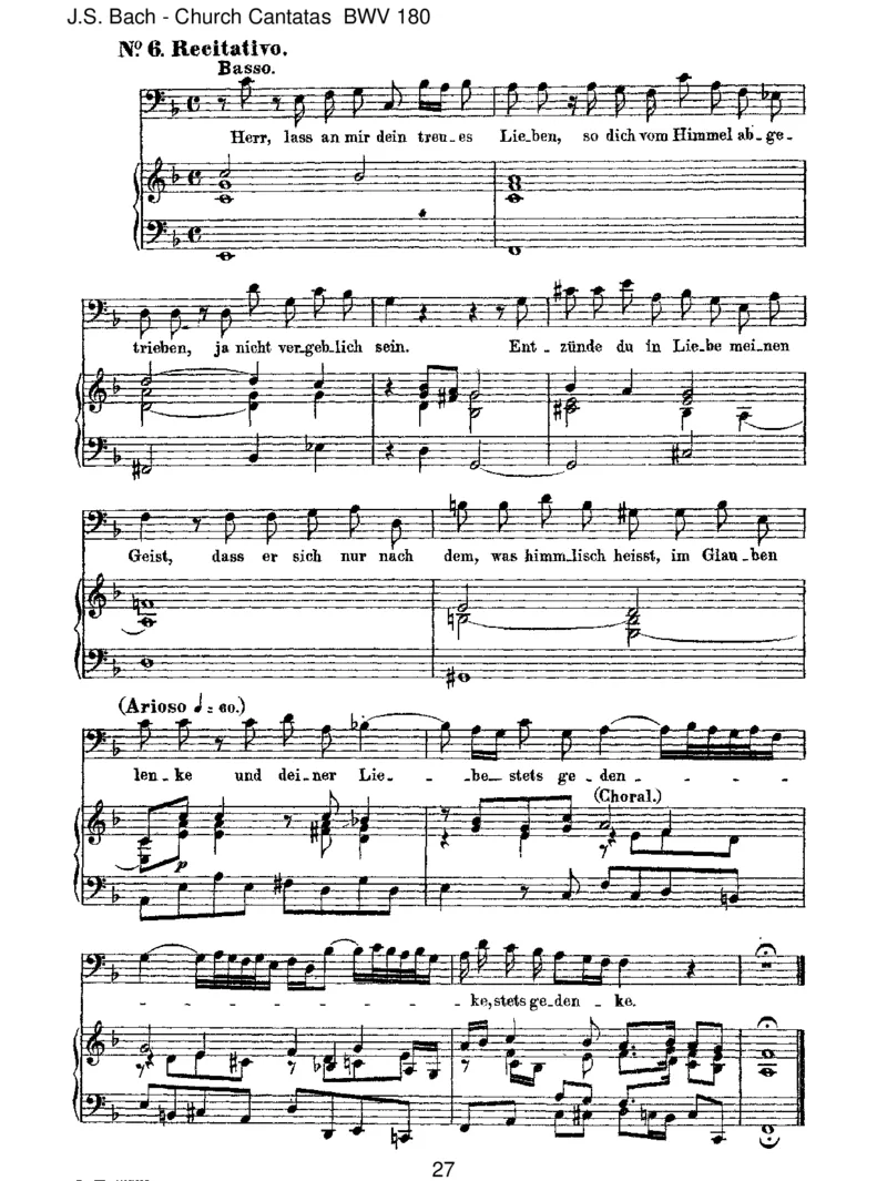 BWV180Schm&uuml;ckedich,oliebeSeele_一万首著名钢琴曲谱哈农贝多芬合集视频教学电子版高清无水印可打印_1古典钢琴知名音乐家谱_巴赫钢琴谱全集_J.S巴赫作品全集_JohannSebastianBach(1685-1750)巴赫