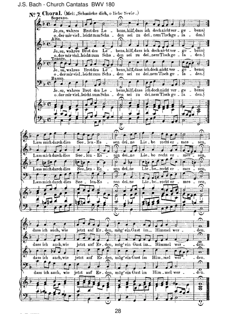 BWV180Schm&uuml;ckedich,oliebeSeele_一万首著名钢琴曲谱哈农贝多芬合集视频教学电子版高清无水印可打印_1古典钢琴知名音乐家谱_巴赫钢琴谱全集_J.S巴赫作品全集_JohannSebastianBach(1685-1750)巴赫
