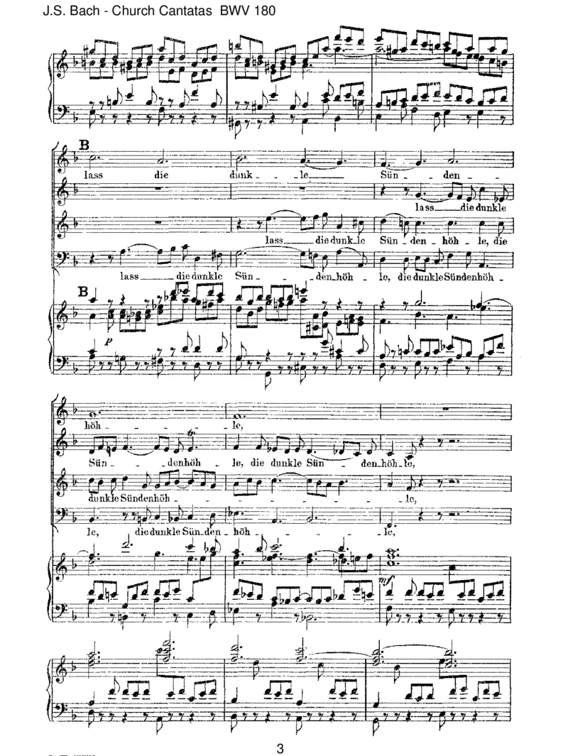 BWV180Schm&uuml;ckedich,oliebeSeele_一万首著名钢琴曲谱哈农贝多芬合集视频教学电子版高清无水印可打印_1古典钢琴知名音乐家谱_巴赫钢琴谱全集_J.S巴赫作品全集_JohannSebastianBach(1685-1750)巴赫