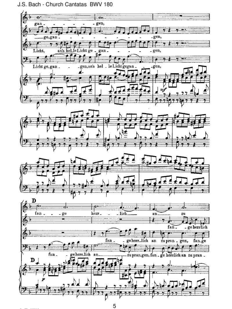 BWV180Schm&uuml;ckedich,oliebeSeele_一万首著名钢琴曲谱哈农贝多芬合集视频教学电子版高清无水印可打印_1古典钢琴知名音乐家谱_巴赫钢琴谱全集_J.S巴赫作品全集_JohannSebastianBach(1685-1750)巴赫