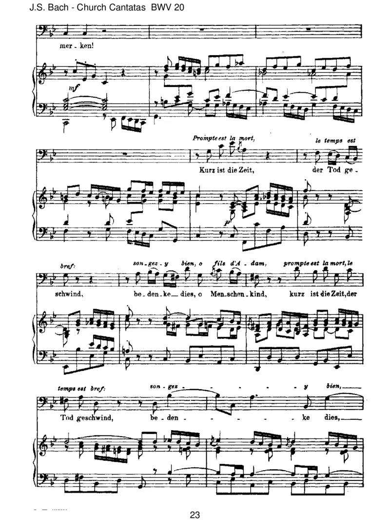 BWV20OEwigkeit,duDonnerwort_一万首著名钢琴曲谱哈农贝多芬合集视频教学电子版高清无水印可打印_1古典钢琴知名音乐家谱_巴赫钢琴谱全集_J.S巴赫作品全集_JohannSebastianBach(1685-1750)巴赫