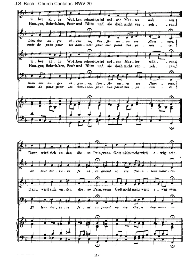 BWV20OEwigkeit,duDonnerwort_一万首著名钢琴曲谱哈农贝多芬合集视频教学电子版高清无水印可打印_1古典钢琴知名音乐家谱_巴赫钢琴谱全集_J.S巴赫作品全集_JohannSebastianBach(1685-1750)巴赫