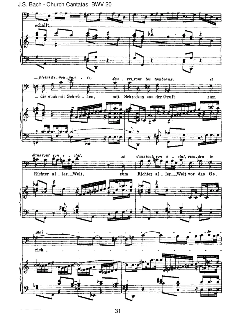 BWV20OEwigkeit,duDonnerwort_一万首著名钢琴曲谱哈农贝多芬合集视频教学电子版高清无水印可打印_1古典钢琴知名音乐家谱_巴赫钢琴谱全集_J.S巴赫作品全集_JohannSebastianBach(1685-1750)巴赫