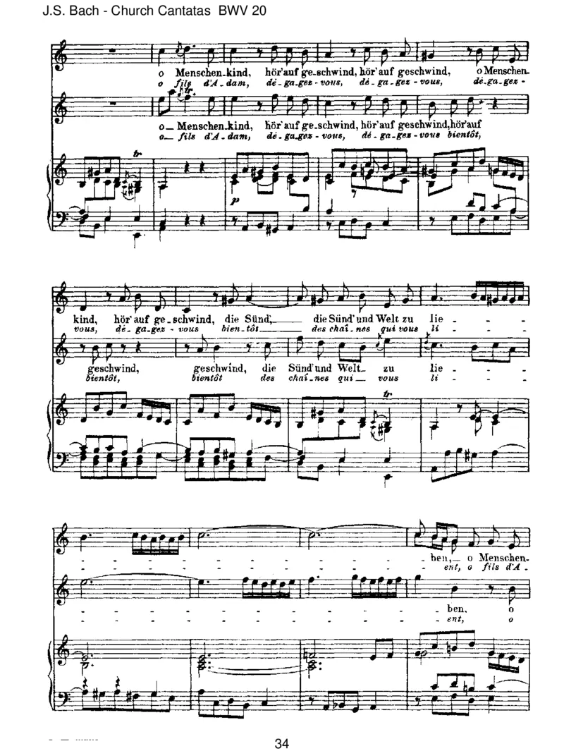 BWV20OEwigkeit,duDonnerwort_一万首著名钢琴曲谱哈农贝多芬合集视频教学电子版高清无水印可打印_1古典钢琴知名音乐家谱_巴赫钢琴谱全集_J.S巴赫作品全集_JohannSebastianBach(1685-1750)巴赫