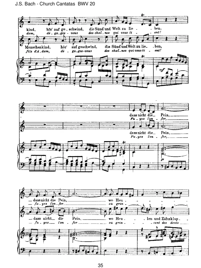 BWV20OEwigkeit,duDonnerwort_一万首著名钢琴曲谱哈农贝多芬合集视频教学电子版高清无水印可打印_1古典钢琴知名音乐家谱_巴赫钢琴谱全集_J.S巴赫作品全集_JohannSebastianBach(1685-1750)巴赫