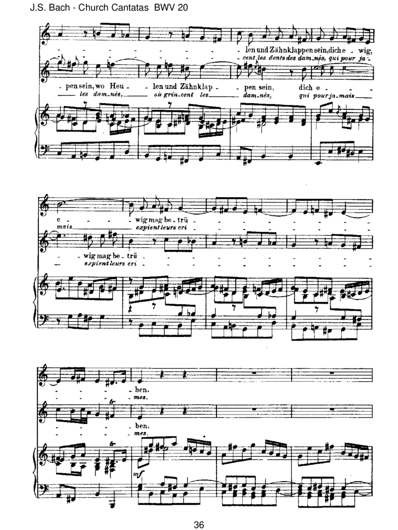 BWV20OEwigkeit,duDonnerwort_一万首著名钢琴曲谱哈农贝多芬合集视频教学电子版高清无水印可打印_1古典钢琴知名音乐家谱_巴赫钢琴谱全集_J.S巴赫作品全集_JohannSebastianBach(1685-1750)巴赫