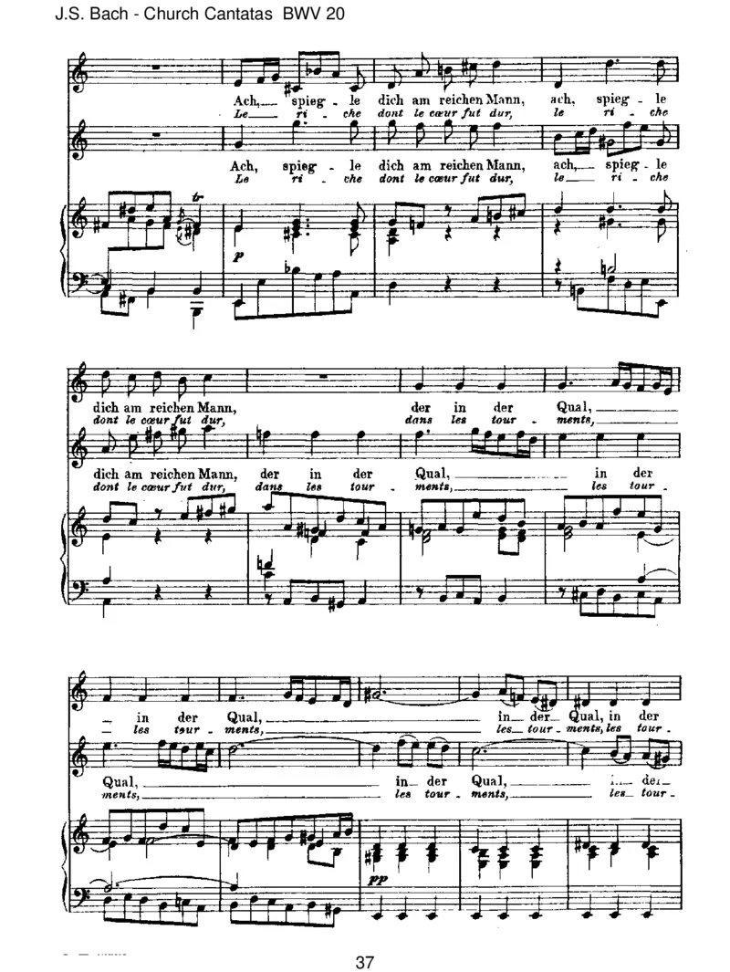 BWV20OEwigkeit,duDonnerwort_一万首著名钢琴曲谱哈农贝多芬合集视频教学电子版高清无水印可打印_1古典钢琴知名音乐家谱_巴赫钢琴谱全集_J.S巴赫作品全集_JohannSebastianBach(1685-1750)巴赫