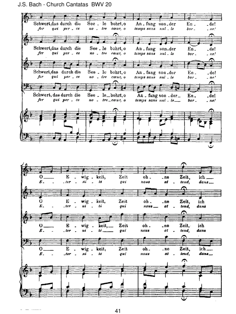 BWV20OEwigkeit,duDonnerwort_一万首著名钢琴曲谱哈农贝多芬合集视频教学电子版高清无水印可打印_1古典钢琴知名音乐家谱_巴赫钢琴谱全集_J.S巴赫作品全集_JohannSebastianBach(1685-1750)巴赫