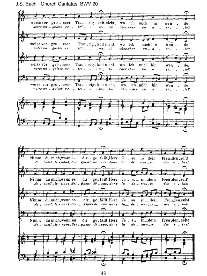 BWV20OEwigkeit,duDonnerwort_一万首著名钢琴曲谱哈农贝多芬合集视频教学电子版高清无水印可打印_1古典钢琴知名音乐家谱_巴赫钢琴谱全集_J.S巴赫作品全集_JohannSebastianBach(1685-1750)巴赫